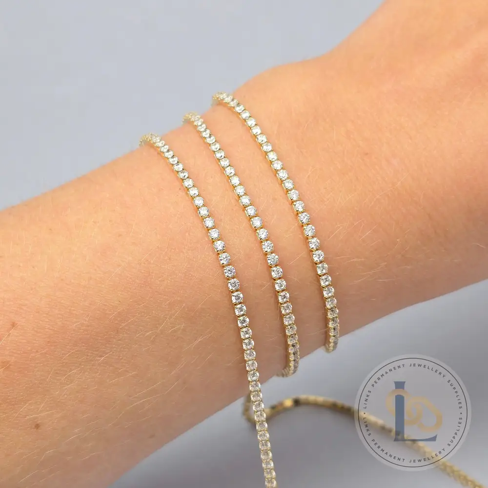 2mm Clear CZ Tennis Chain - Image 7