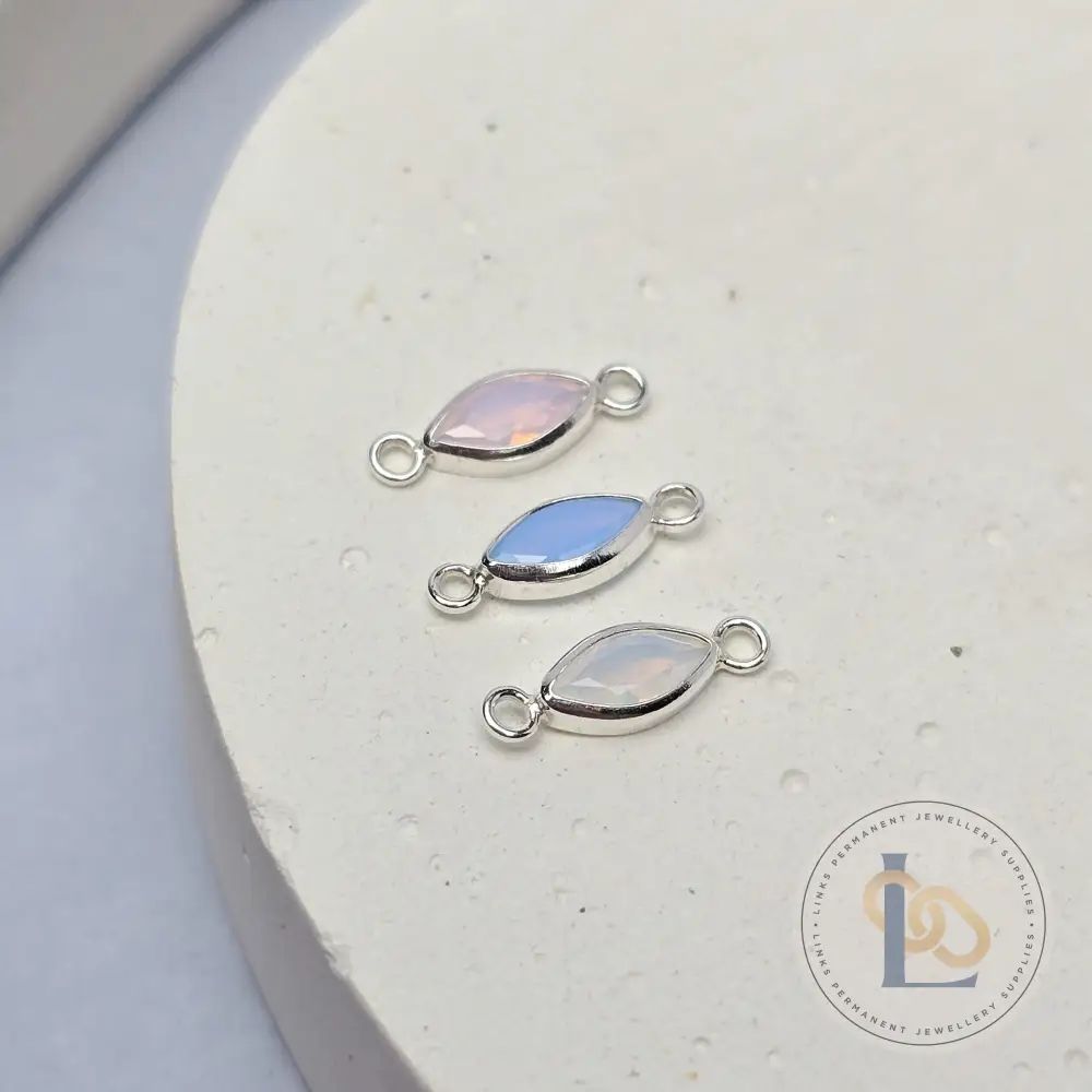 6mm Marquise Opal Connectors - Image 3