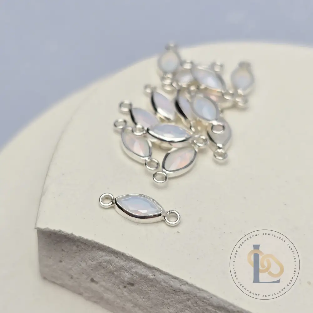 6mm Marquise Opal Connectors - Image 8