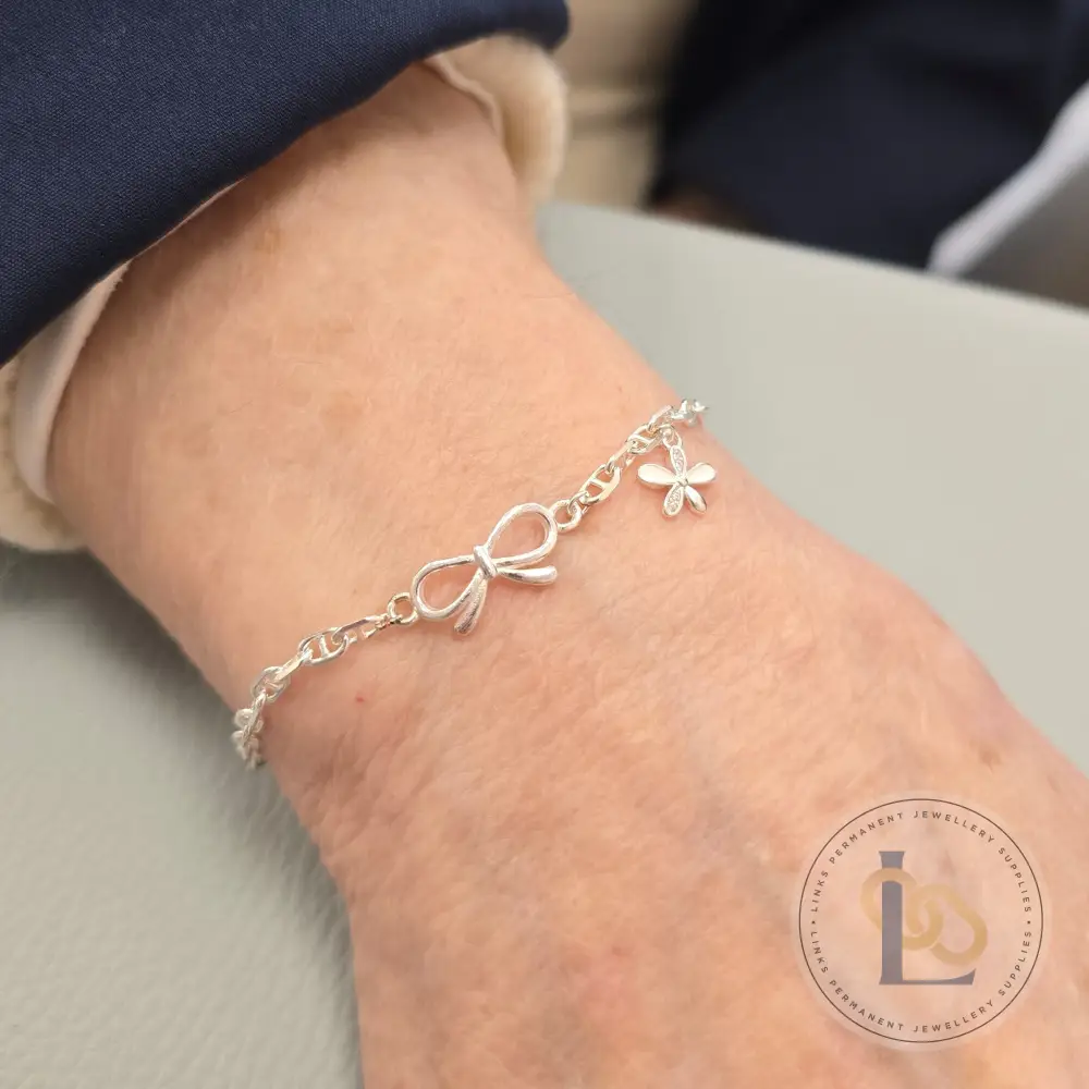 Sterling Silver Bow Connector - Image 5